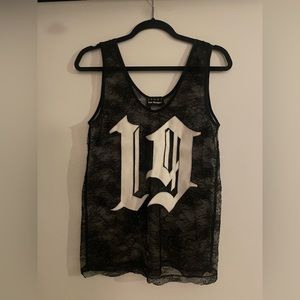 The Kooples Lace Jersey inspired tank. Great condition! Only worn once